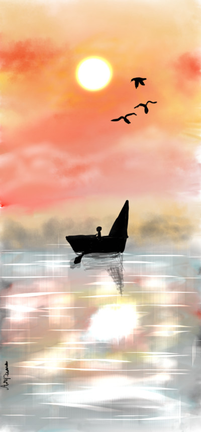 sunset | arpu | Digital Drawing | PENUP