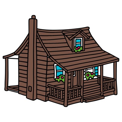 cabin in wood | Monie | Digital Drawing | PENUP