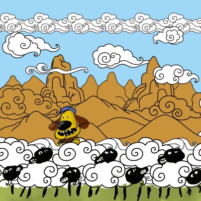 Shaun the sheep | J-O-C | Digital Drawing | PENUP