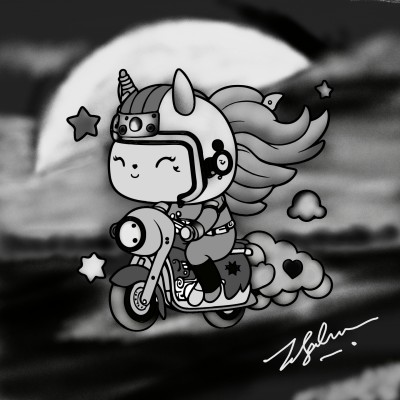 Night riding | SconeeLass900 | Digital Drawing | PENUP