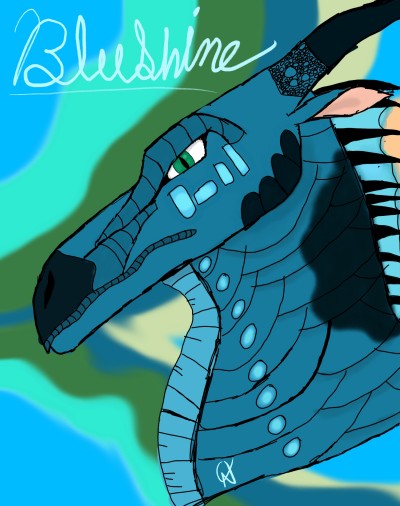 Blueshine | Dragonfire | Digital Drawing | PENUP