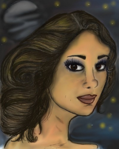 Moonlight Glance | Angie142 | Digital Drawing | PENUP