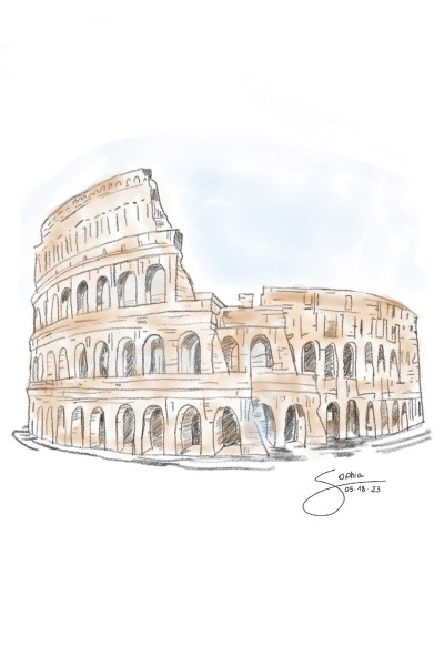 Coliseum, Rome | soh_argollo | Digital Drawing | PENUP
