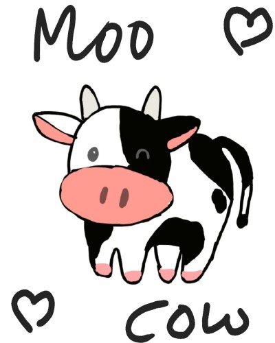 Moo cow ♡ | cat | Digital Drawing | PENUP