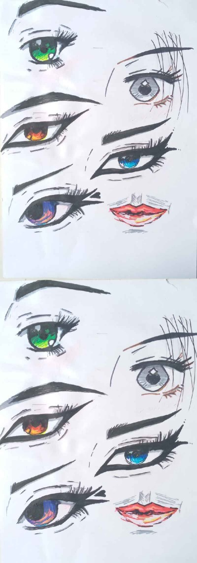 My drawing anime eyes :) | Zira | Digital Drawing | PENUP