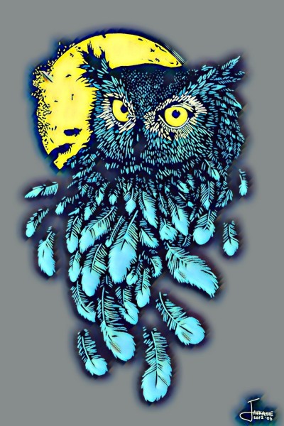BIG-EYED OWL | Jakkalsie4 | Digital Drawing | PENUP