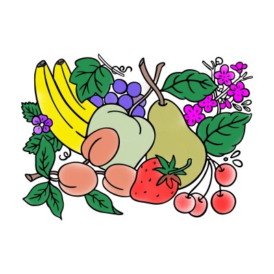 colorful  fruits | Risha | Digital Drawing | PENUP