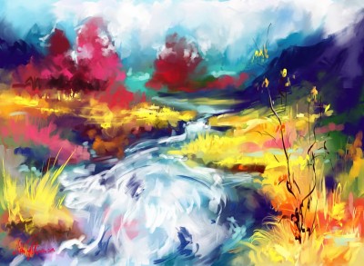 ~ Autumn landscape ~ 
Digital painting  | Mishelangello | Digital Drawing | PENUP