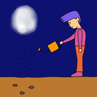 man&moon | MoonJiyu | Digital Drawing | PENUP