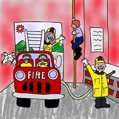 At The firehouse | Burrgump | Digital Drawing | PENUP