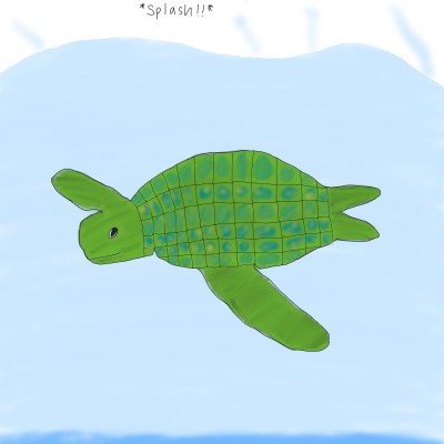 Sea Turtle | MaePlayz | Digital Drawing | PENUP