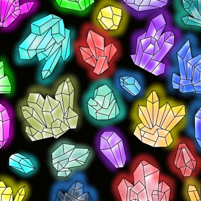 many kind of crystal | JOHNNATANN | Digital Drawing | PENUP
