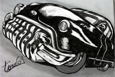 1950 Buick super 8Dynaflow sketch | Edgar | Digital Drawing | PENUP