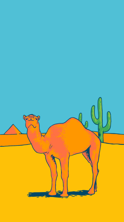 사막의 낙타 | remsleep | Digital Drawing | PENUP