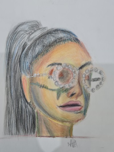 Ariana Grande drawing using color pencils. | Samdraws | Digital Drawing | PENUP