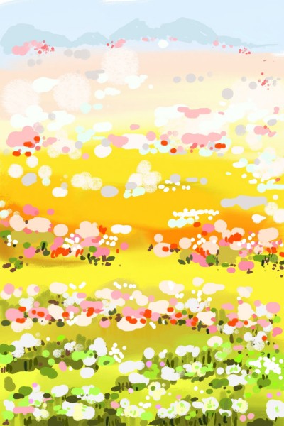 꽃밭에서휴식 | yihyunyi | Digital Drawing | PENUP
