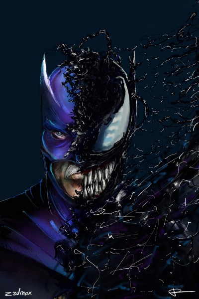 Batman and Venom (collaboration) | Laporte | Digital Drawing | PENUP
