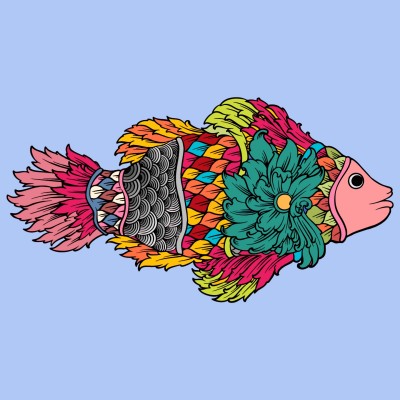 Pattern Fish | Ryansaleem | Digital Drawing | PENUP