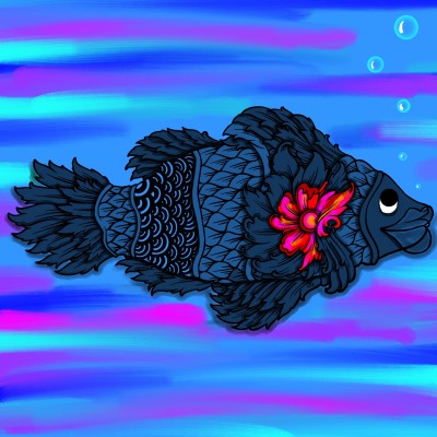 Flower Fish | Bekkie | Digital Drawing | PENUP