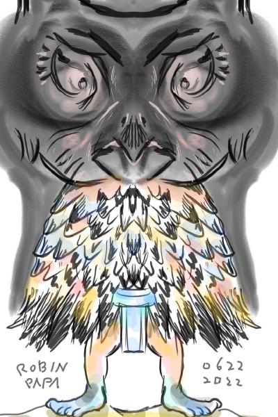 OWL : Sumo wrestler | RobinPAPA | Digital Drawing | PENUP