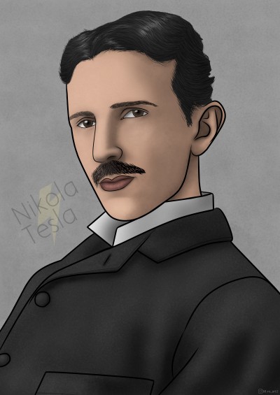 Nikola Tesla نیکولا تسلا | M.R | Digital Drawing | PENUP