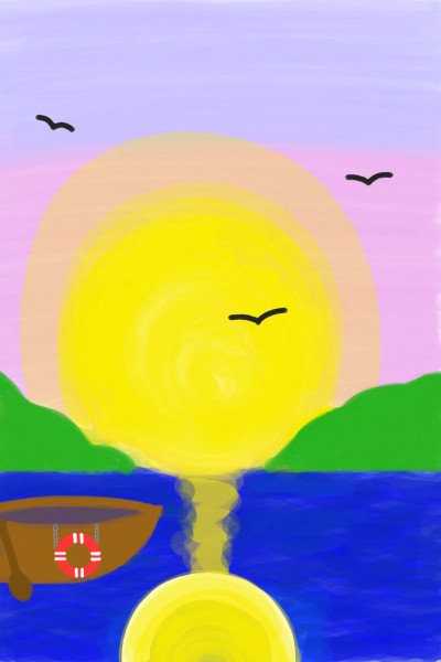 Sunset  | Inspiration | Digital Drawing | PENUP