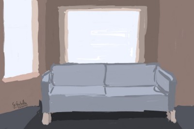 Minimalist Sofa | Guirebello | Digital Drawing | PENUP