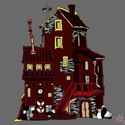 House Red | BeanaKing13 | Digital Drawing | PENUP