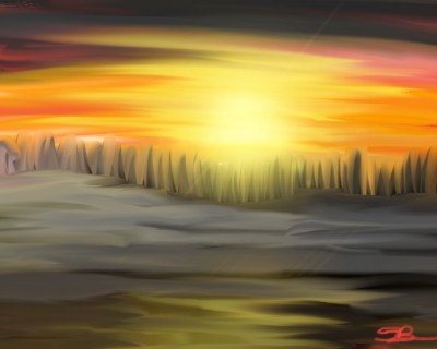 sunset | sha | Digital Drawing | PENUP