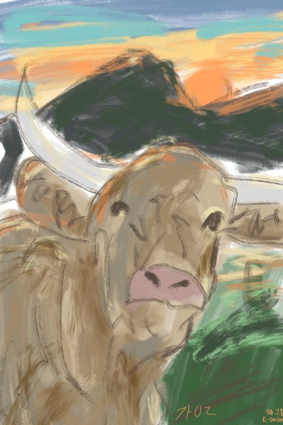 cow | gaeun_l | Digital Drawing | PENUP