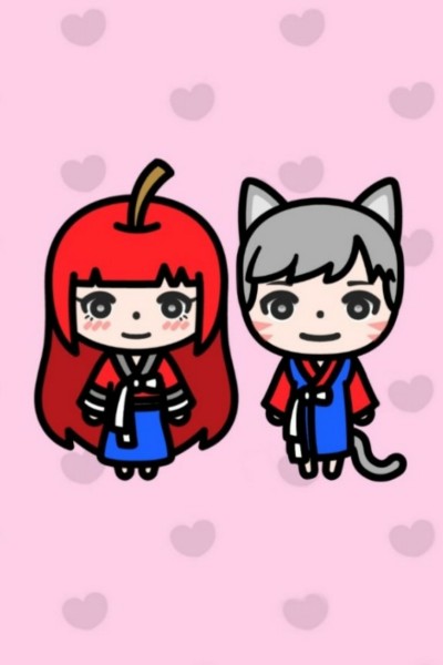 체리와 고양이 캐릭터(한복) | Cherry.Cat | Digital Drawing | PENUP