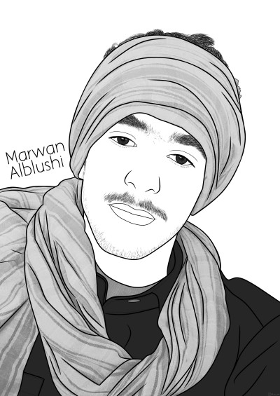 Marwan Alblushi مروان البلوشی | M.R | Digital Drawing | PENUP