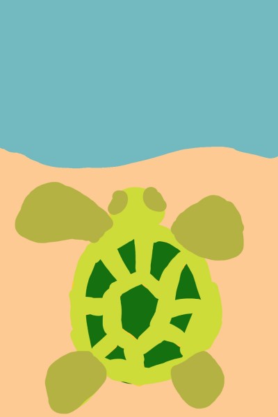 Turtle  | Tete | Digital Drawing | PENUP