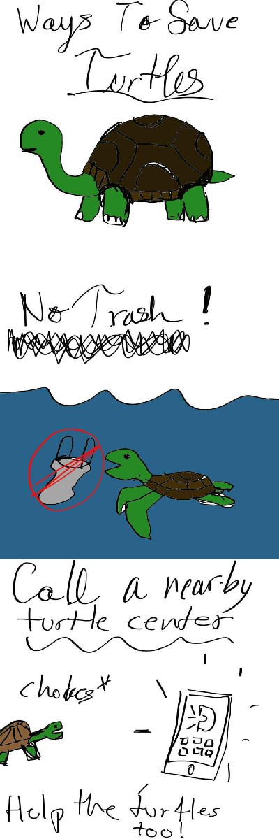 SAVE THE TURTLES!!! | Robkrybop | Digital Drawing | PENUP
