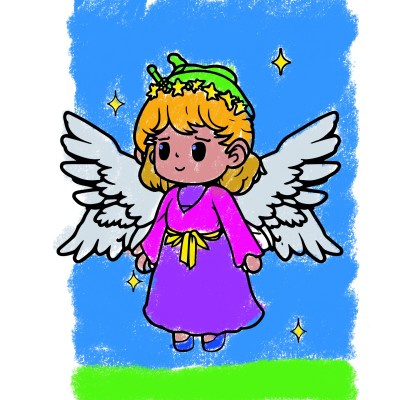 Angel Drawing | matt | Digital Drawing | PENUP