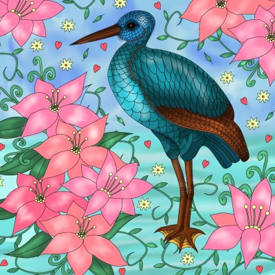 Beautiful bird art | Sylvia | Digital Drawing | PENUP