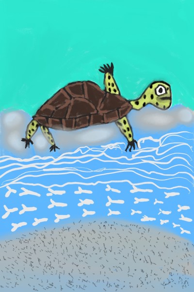 One day a tortoise will learn how to fly. | Edward | Digital Drawing | PENUP