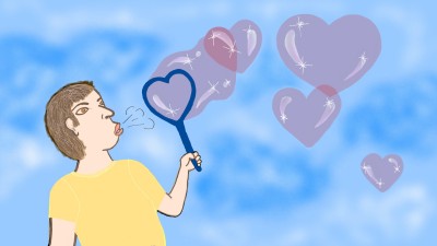 Bubbles with love | Carjocat | Digital Drawing | PENUP