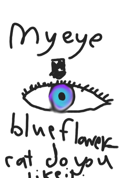 BlueFlower_cats do you ❤ like it?  | nightmaremoon | Digital Drawing | PENUP
