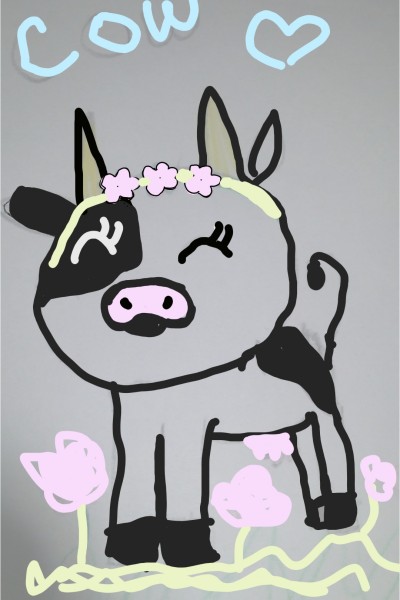 happy cow | mencfik | Digital Drawing | PENUP