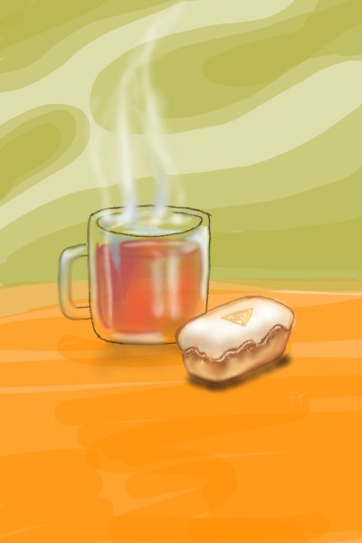 Tea time  | Sylvia | Digital Drawing | PENUP
