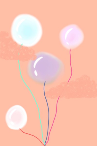 Bubble Balloons  | Anima | Digital Drawing | PENUP