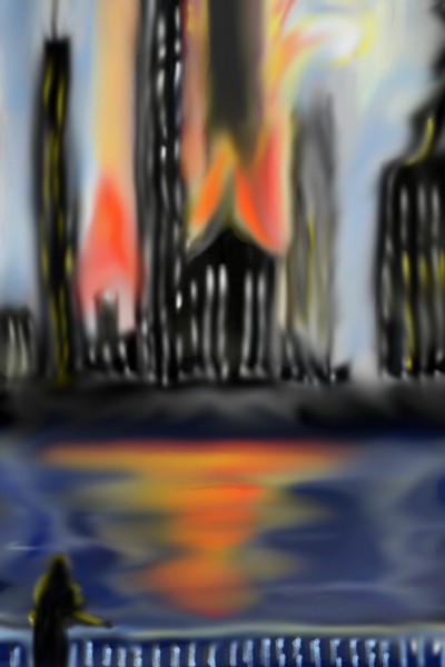 City On Fire | TeeTee | Digital Drawing | PENUP