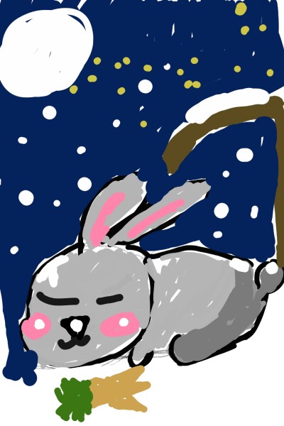sleeping bunny | BHRose | Digital Drawing | PENUP