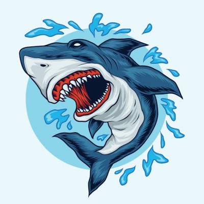 Angry shark | AkulArjun | Digital Drawing | PENUP
