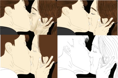 "Kiss her" | wurzelgnom | Digital Drawing | PENUP