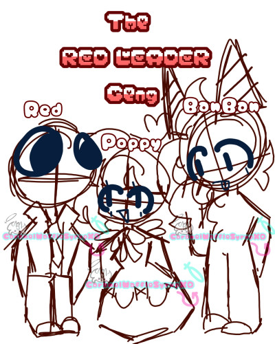 The RED LEADER Geng  | Caramel.XD | Digital Drawing | PENUP