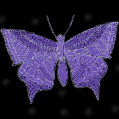 glow like this butterfly   | P.M.C_INDIA | Digital Drawing | PENUP