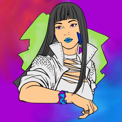 Retro Girl | Bowlnmike | Digital Drawing | PENUP