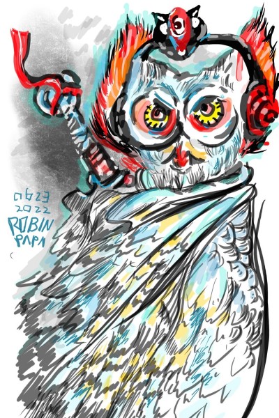 Knight OWL : before the blizzard | RobinPAPA | Digital Drawing | PENUP